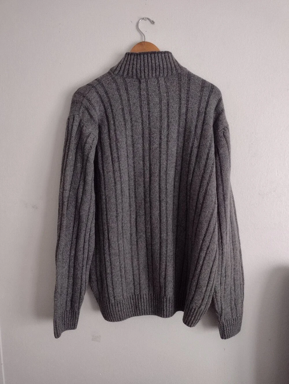 Danielle Blasi Mens Gray Wool Blend Sweater XL